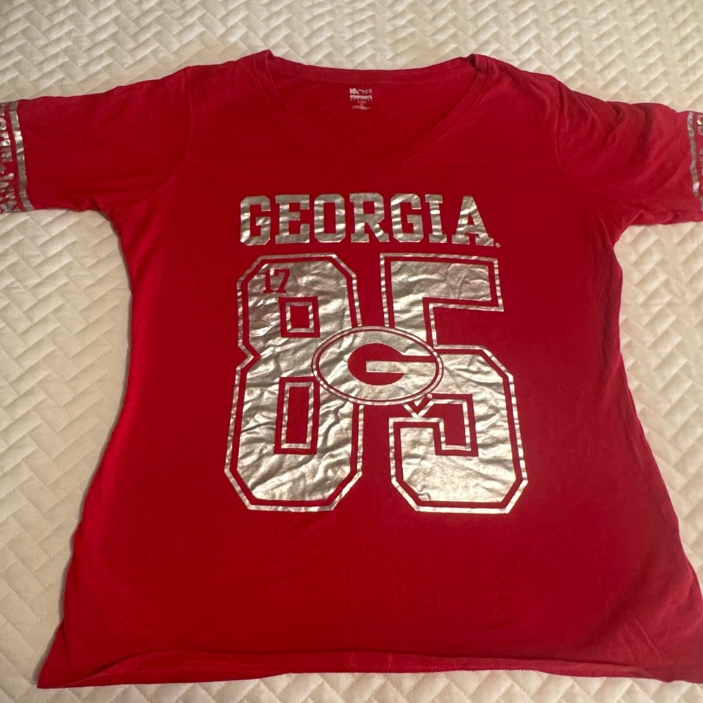Red Georgia UGA Shirt lg